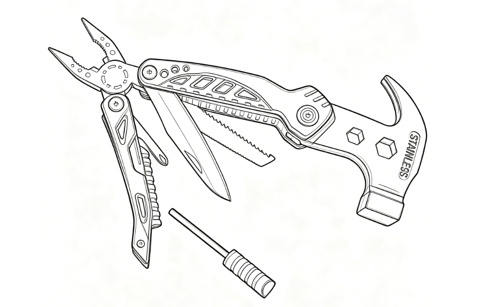 Multi-Tool: A Lightweight Outdoor Sidekick