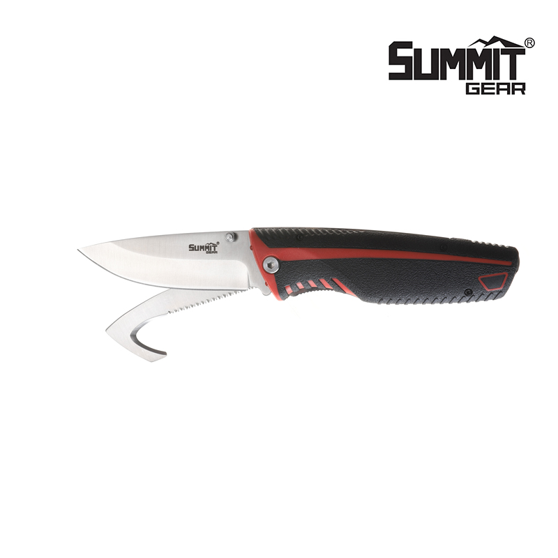 >Multi-Folding Knife (knife/saw/gut/LED light)